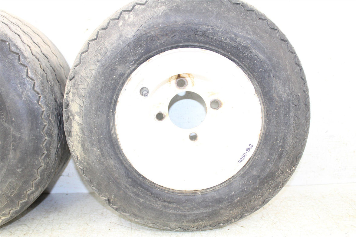 2003 EZGO TXT GAS Golf Cart Front Wheel Set Rims 10250