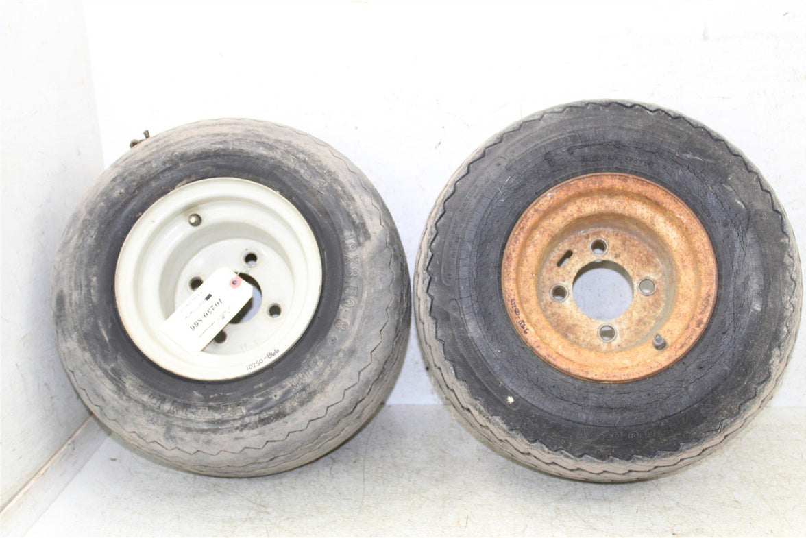 2003 EZGO TXT GAS Golf Cart Rear Wheel Set Rims 10250