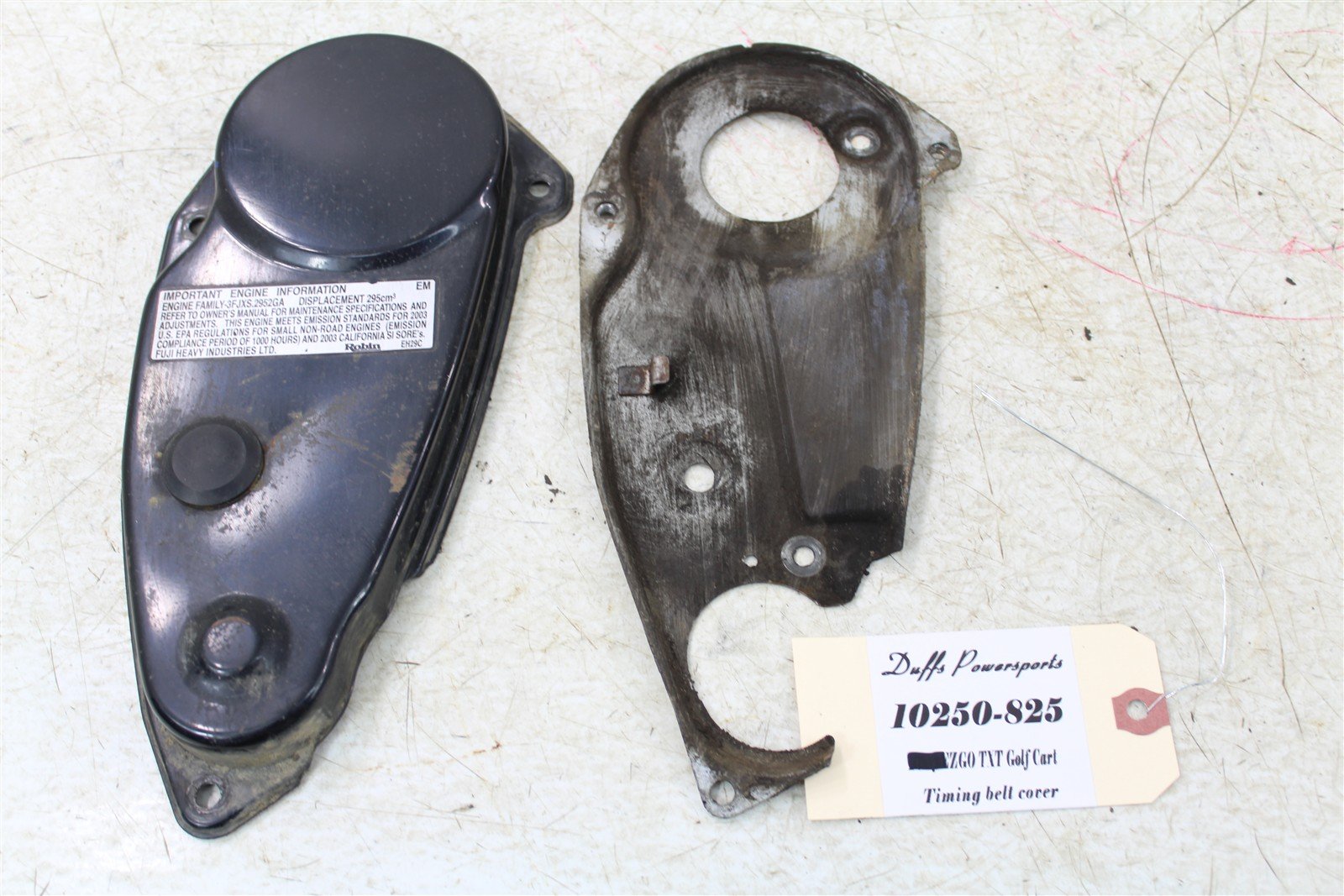 2003 EZGO TXT GAS Golf Cart Timing Belt Housing Cover Shield 10250