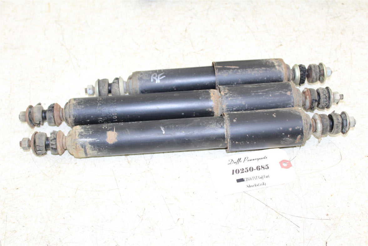 2003 EZGO TXT GAS Golf Cart Front Shocks Absorber w/ Rear 10250