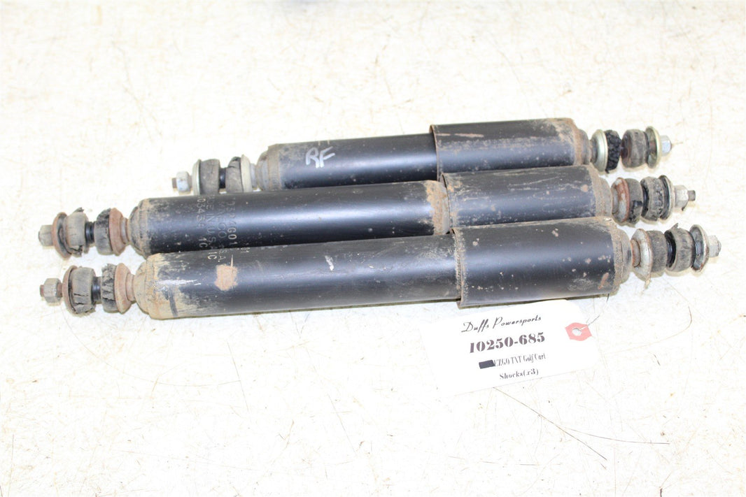 2003 EZGO TXT GAS Golf Cart Front Shocks Absorber w/ Rear 10250