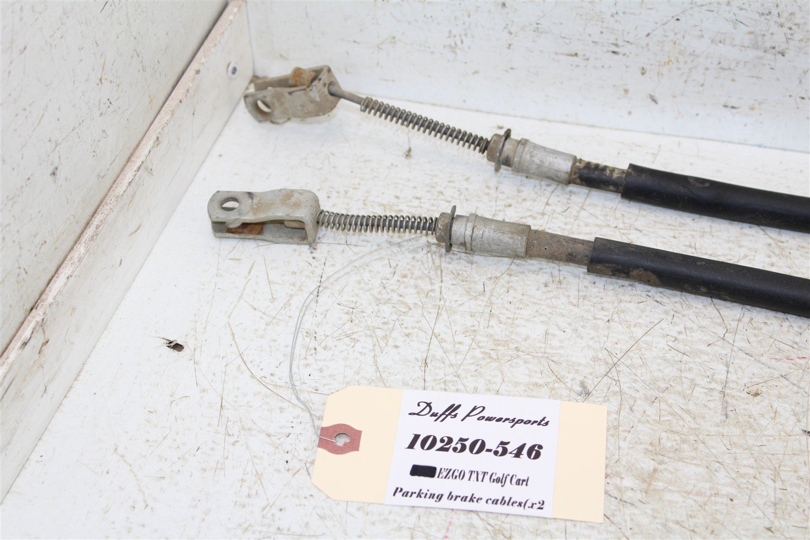 2003 EZGO TXT GAS Golf Cart Parking Brake Cables Left Right 10250