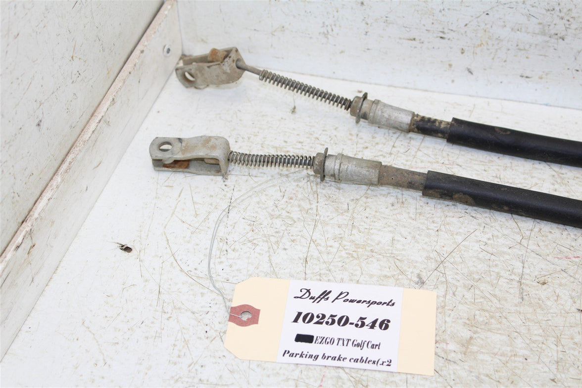 2003 EZGO TXT GAS Golf Cart Parking Brake Cables Left Right 10250