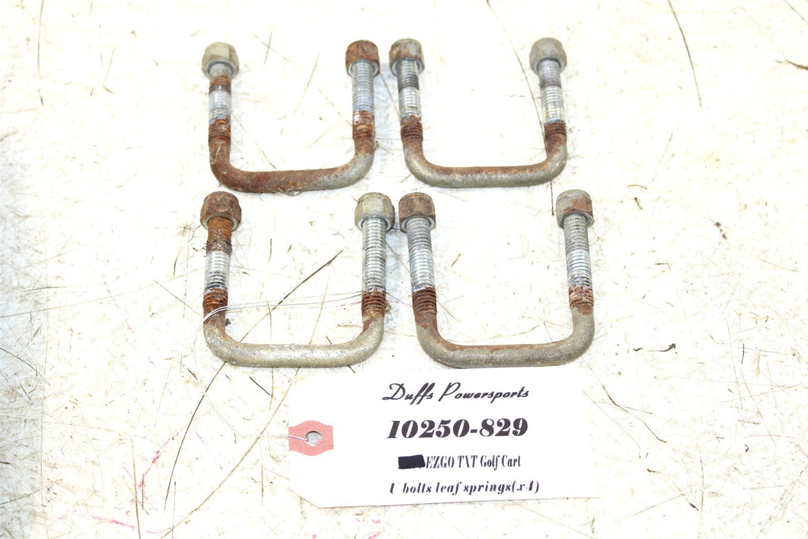 2003 EZGO TXT GAS Golf Cart Rear Leaf Spring U Bolts 10250