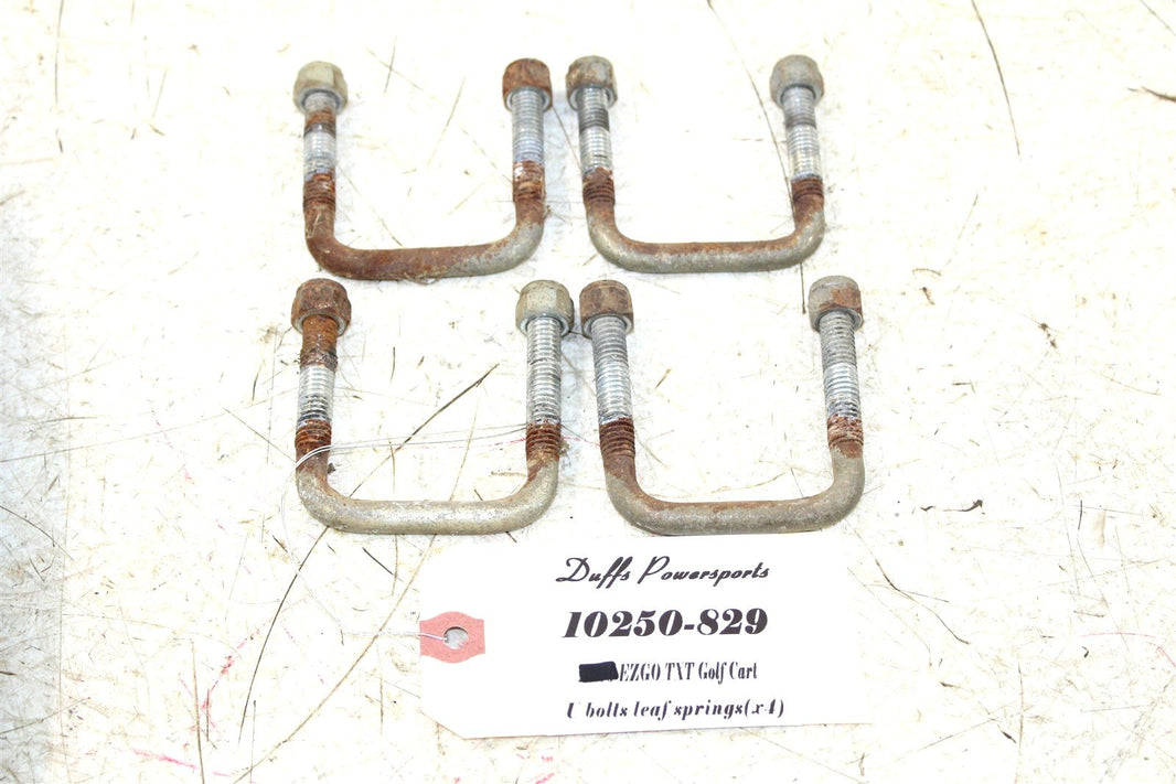 2003 EZGO TXT GAS Golf Cart Rear Leaf Spring U Bolts 10250