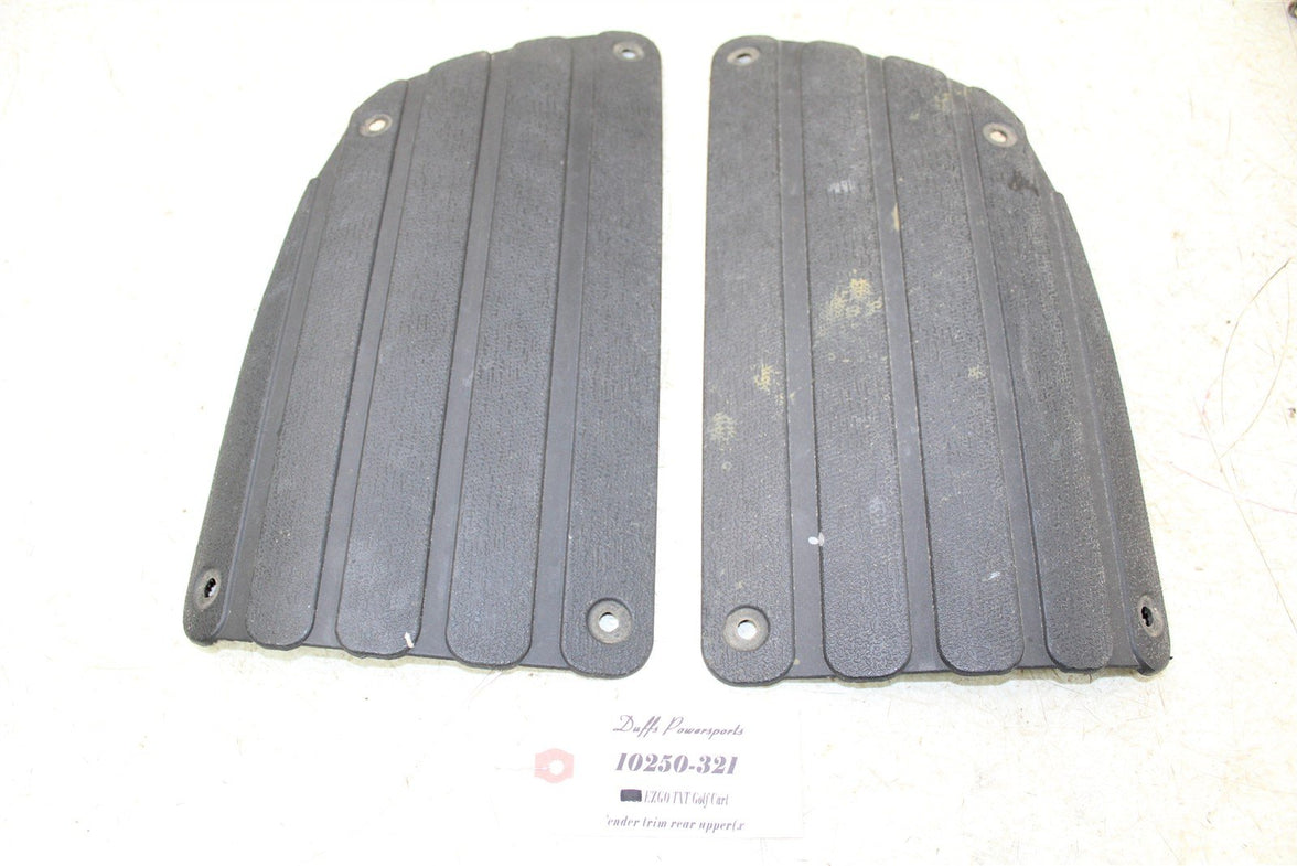 2003 EZGO TXT GAS Golf Cart Rear Fender Scuff Guards Step Cover Panels 10250