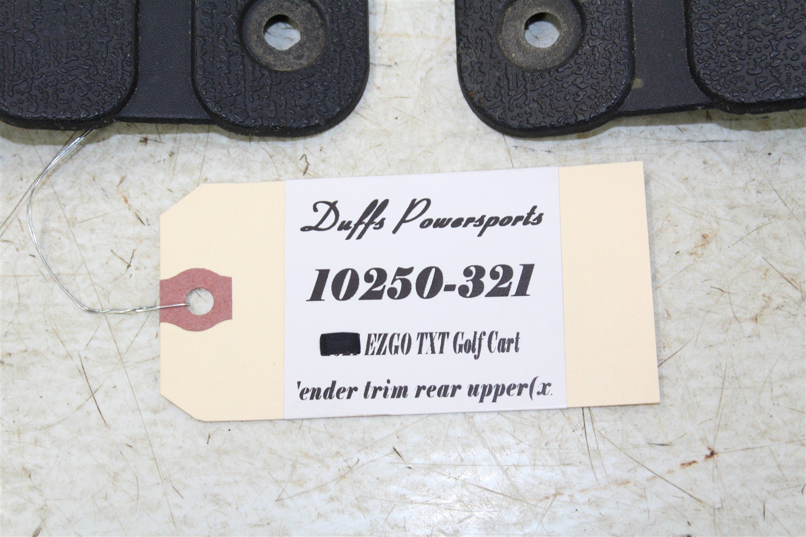 2003 EZGO TXT GAS Golf Cart Rear Fender Scuff Guards Step Cover Panels 10250