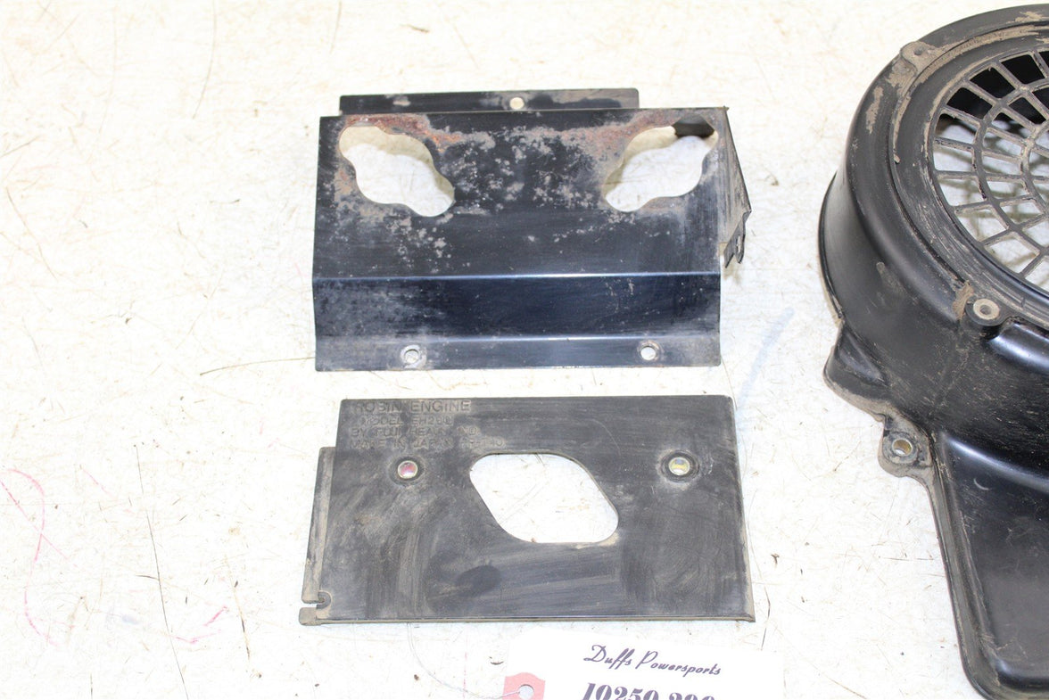 2003 EZGO TXT GAS Golf Cart Engine Blower Housing Cover Shields Tins 10250