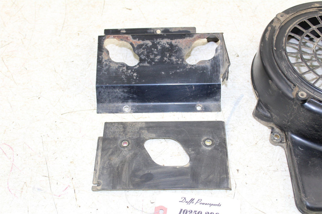 2003 EZGO TXT GAS Golf Cart Engine Blower Housing Cover Shields Tins 10250