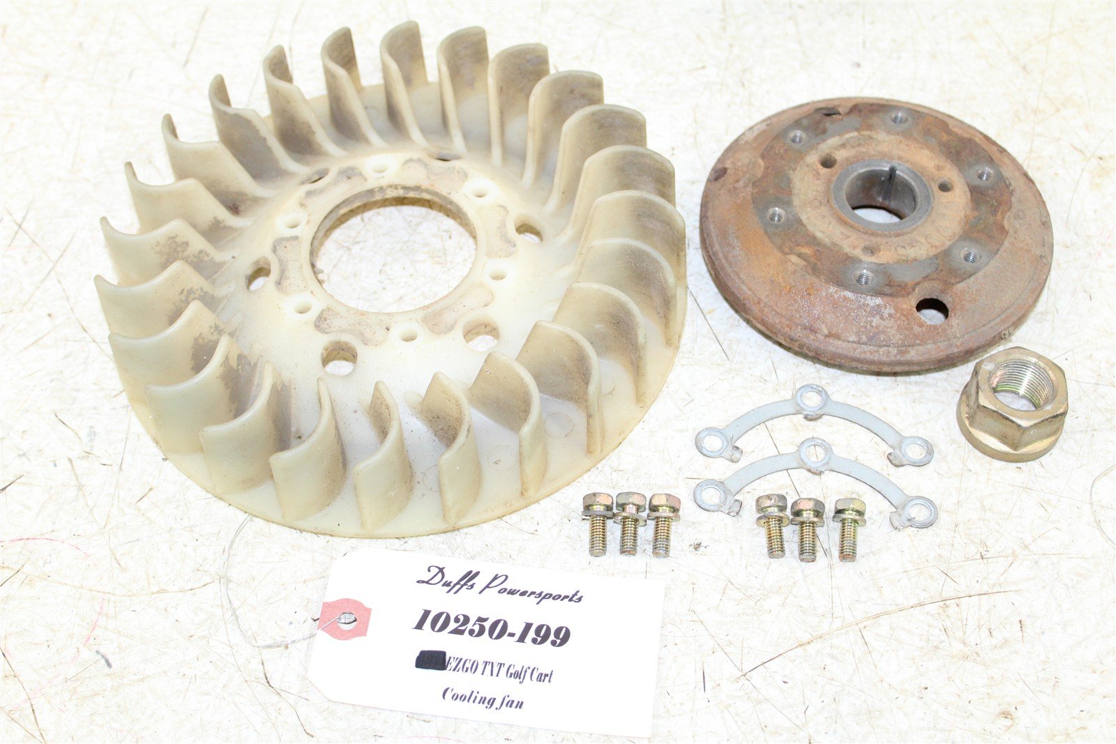 2003 EZGO TXT GAS Golf Cart Flywheel Blower Fan Engine Cooling 10250