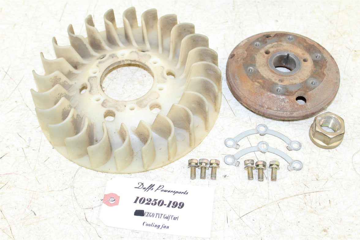 2003 EZGO TXT GAS Golf Cart Flywheel Blower Fan Engine Cooling 10250