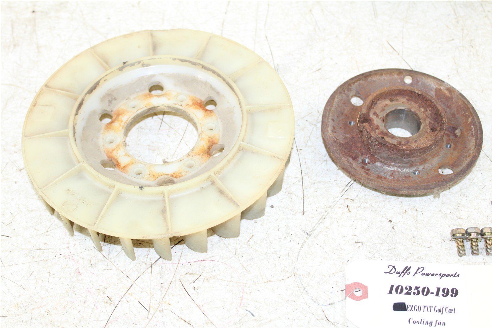 2003 EZGO TXT GAS Golf Cart Flywheel Blower Fan Engine Cooling 10250
