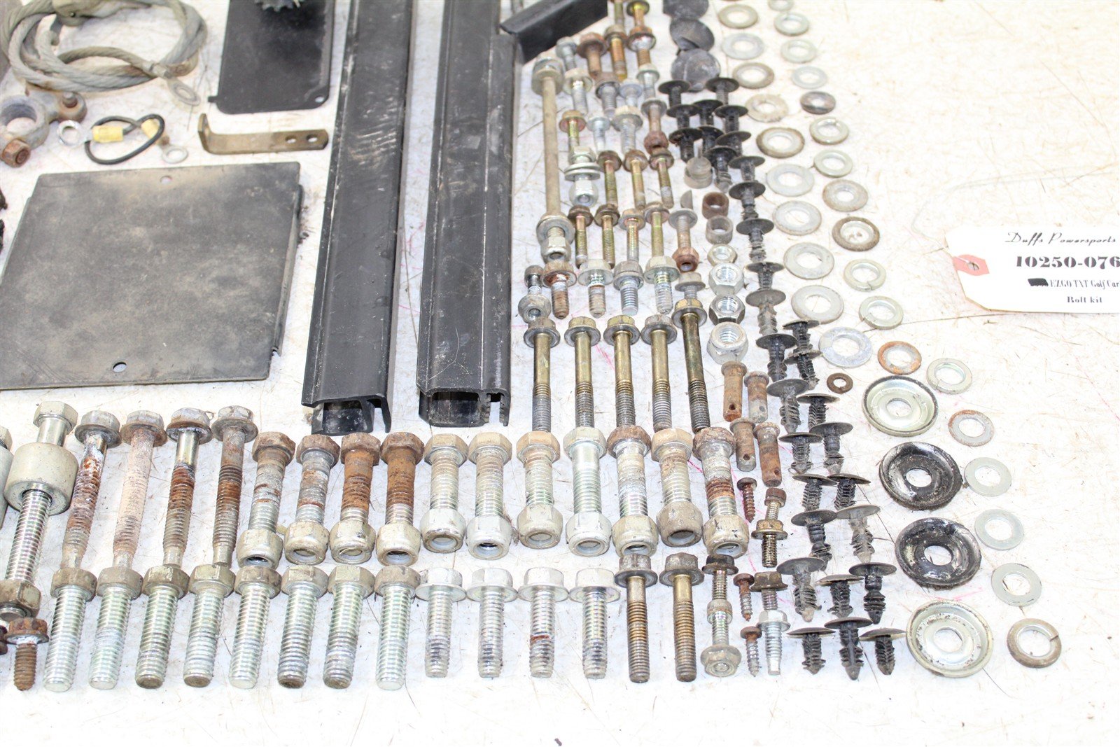 2003 EZGO TXT GAS Golf Cart Chassis Bolt Kit Hardware Bracket Wire Mount 10250