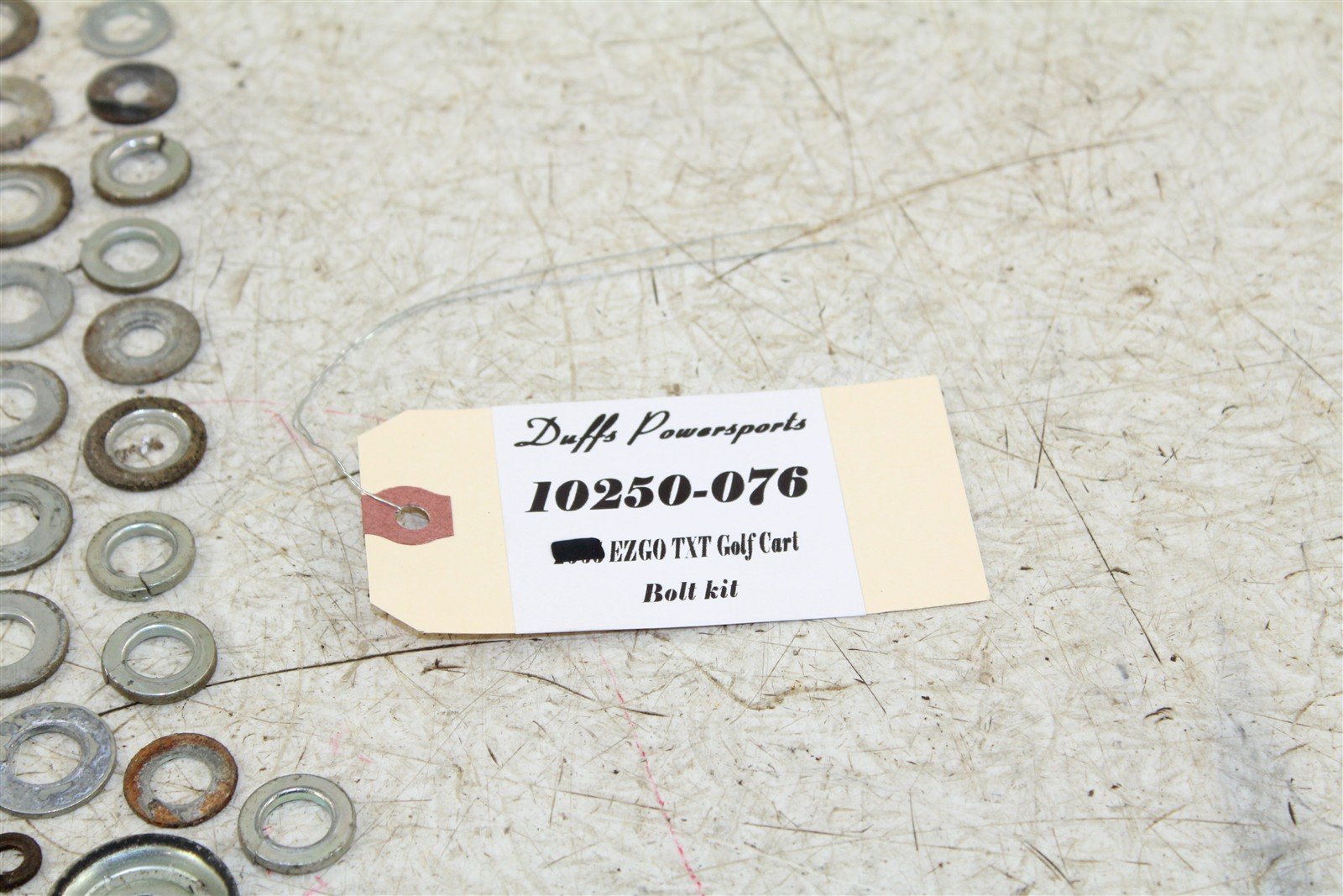 2003 EZGO TXT GAS Golf Cart Chassis Bolt Kit Hardware Bracket Wire Mount 10250