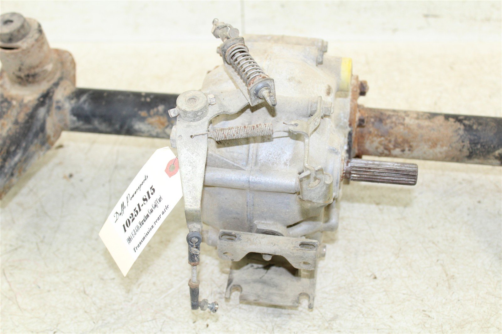 1994 EZGO Marathon GAS Golf Cart Transmission Gear Box w/ Rear Axle Brakes 10251