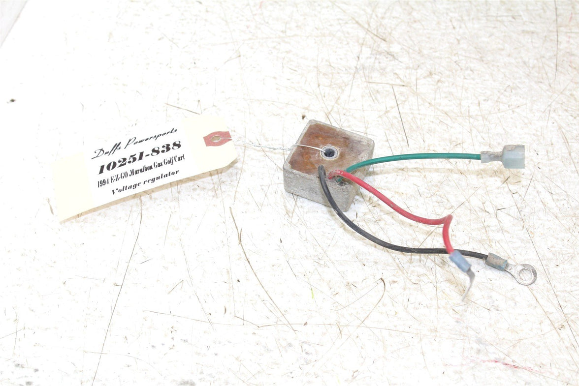 1994 EZGO Marathon GAS Golf Cart Voltage Regulator Rectifier 10251