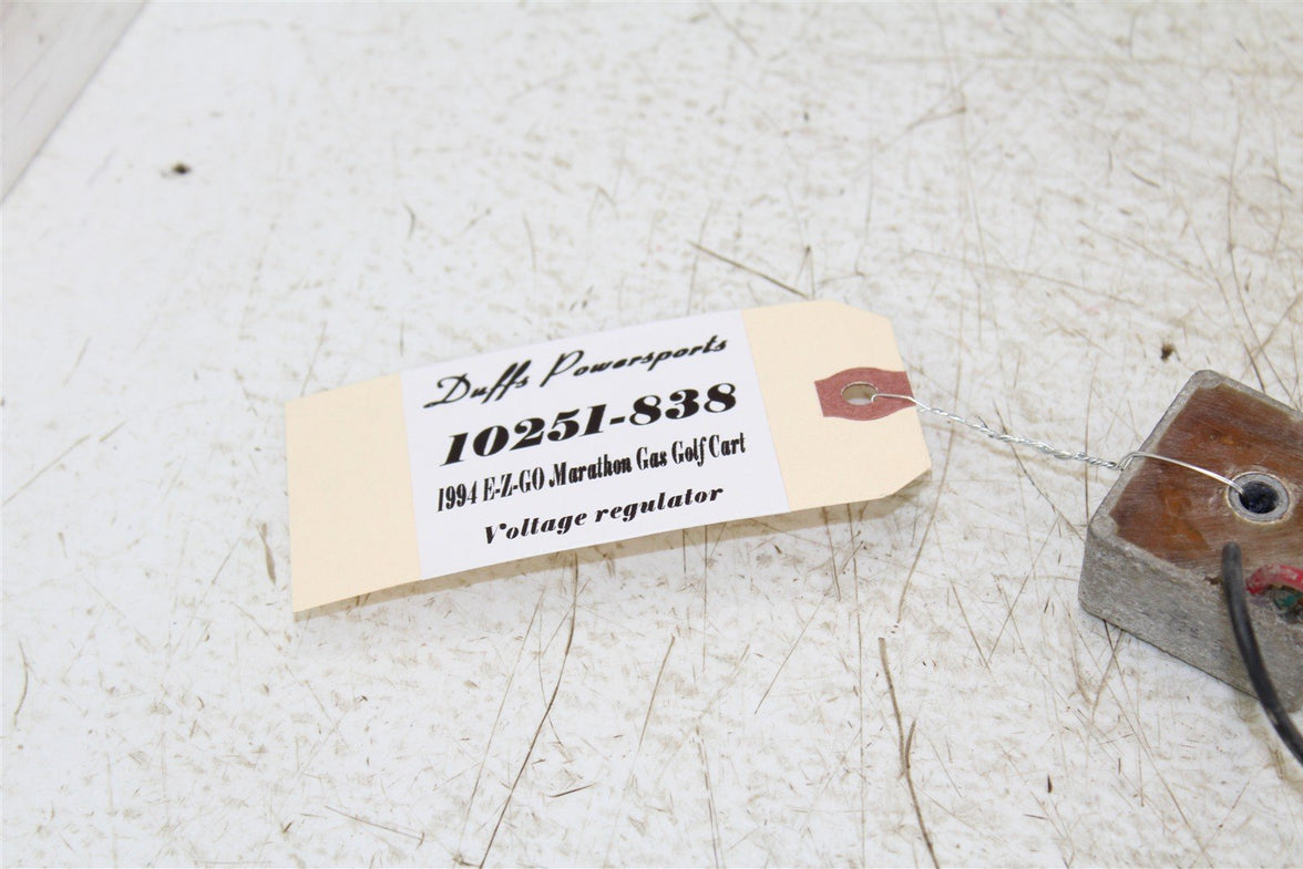 1994 EZGO Marathon GAS Golf Cart Voltage Regulator Rectifier 10251