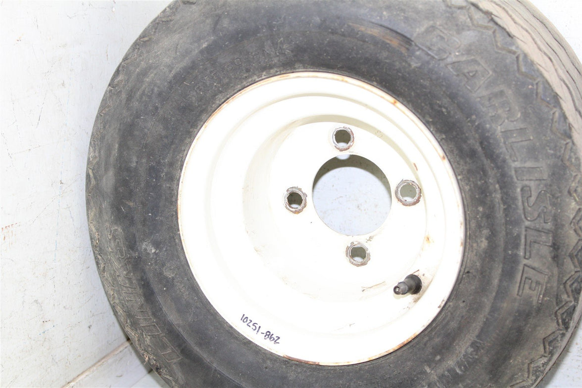 1994 EZGO Marathon GAS Golf Cart Front & Rear Wheels Set Rims 10251