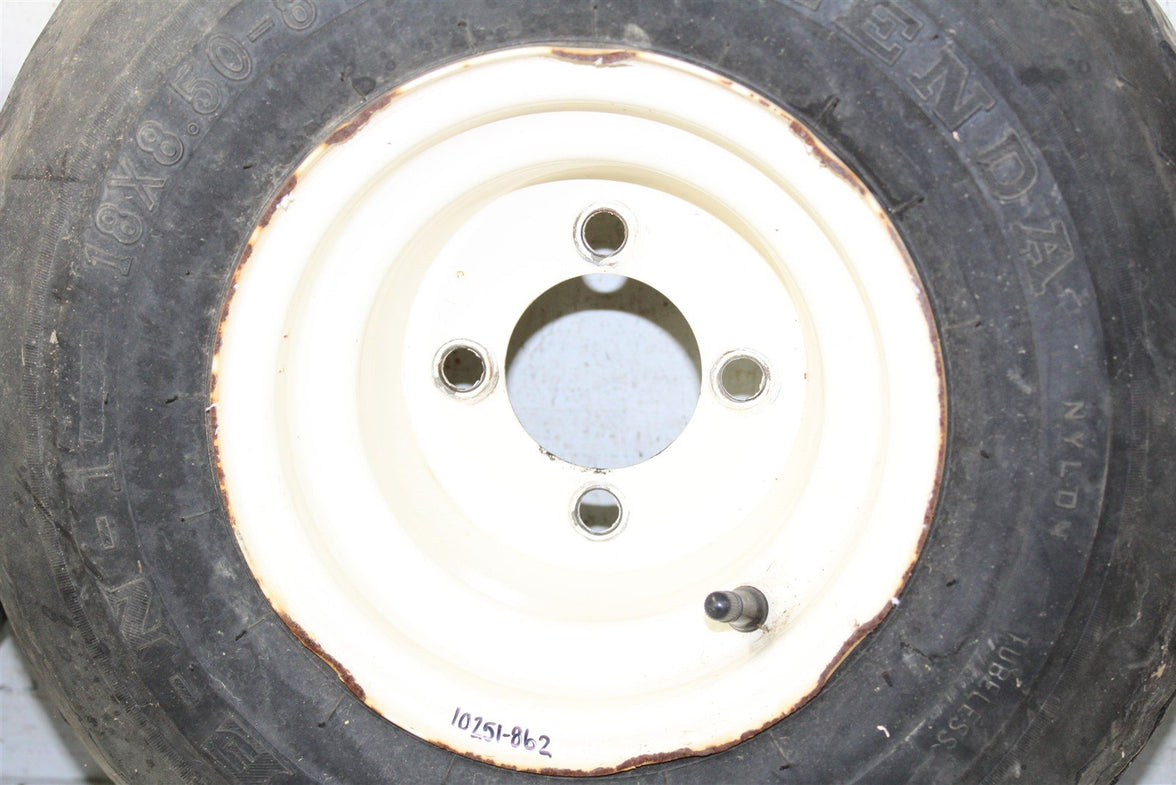 1994 EZGO Marathon GAS Golf Cart Front & Rear Wheels Set Rims 10251