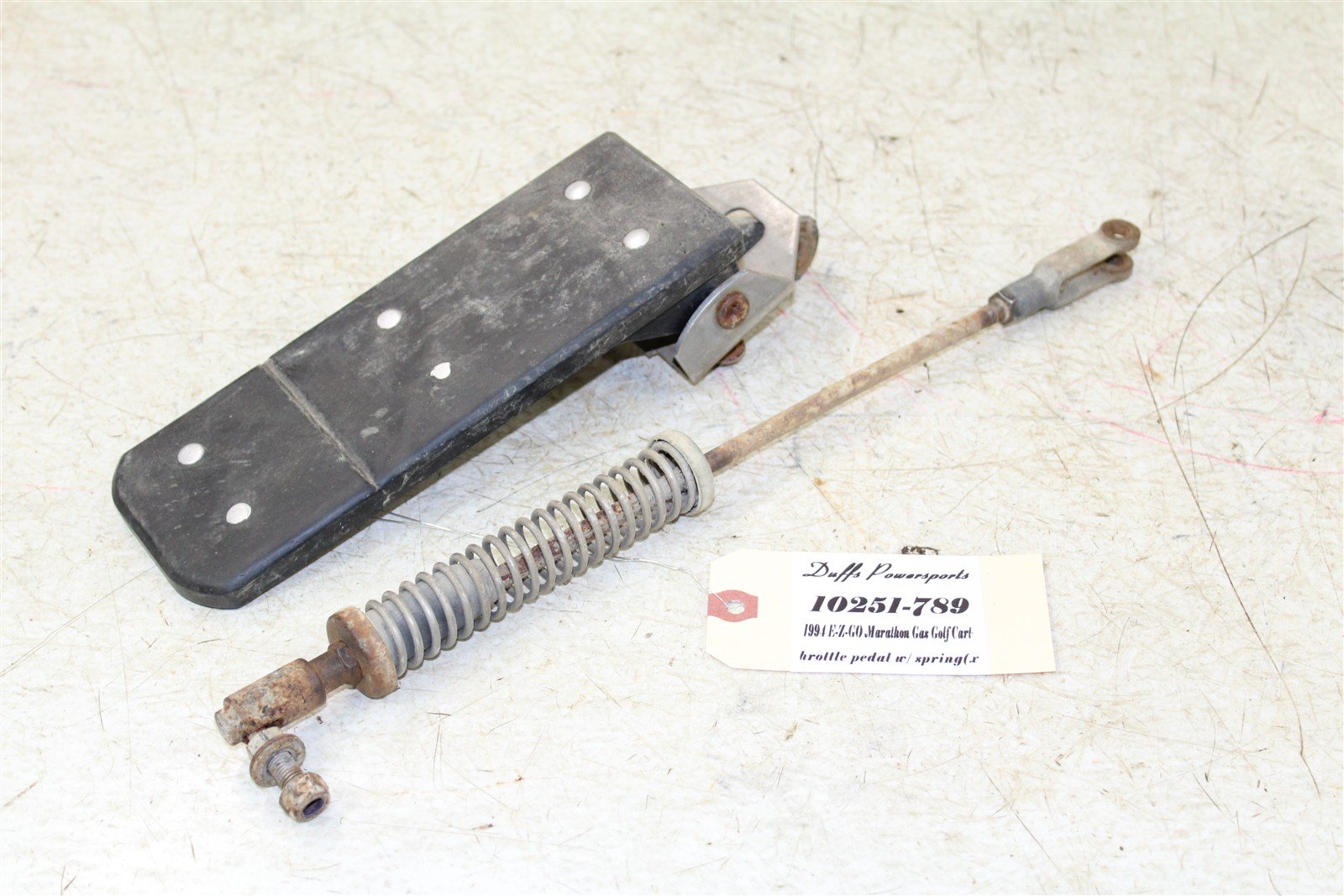 1994 EZGO Marathon GAS Golf Cart Throttle Pedal w/ Accelerator 10251