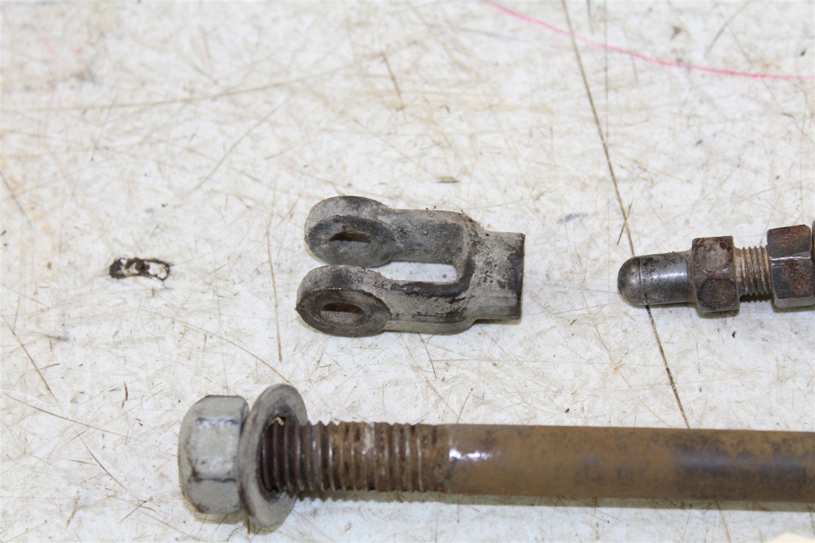 1994 EZGO Marathon GAS Golf Cart Starter Motor Adjustment Pin Bracket 10251