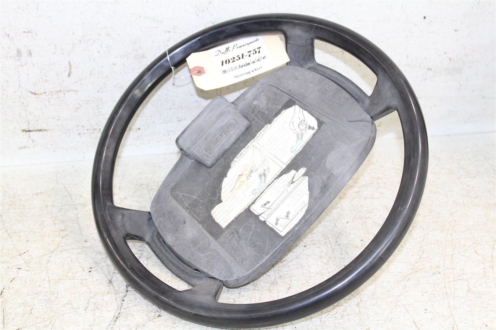 1994 EZGO Marathon GAS Golf Cart Steering Wheel w/ Clip Board 10251