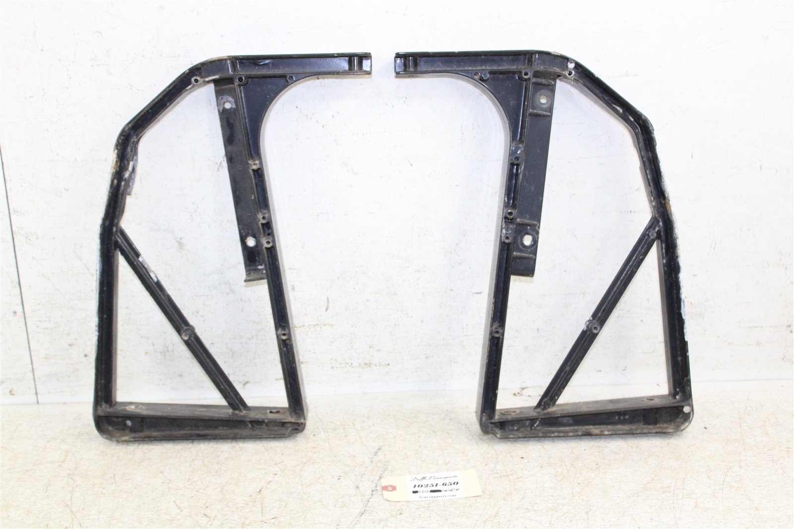 2003 EZGO TXT GAS Golf Cart Rear Seat Supports Mounts 10251