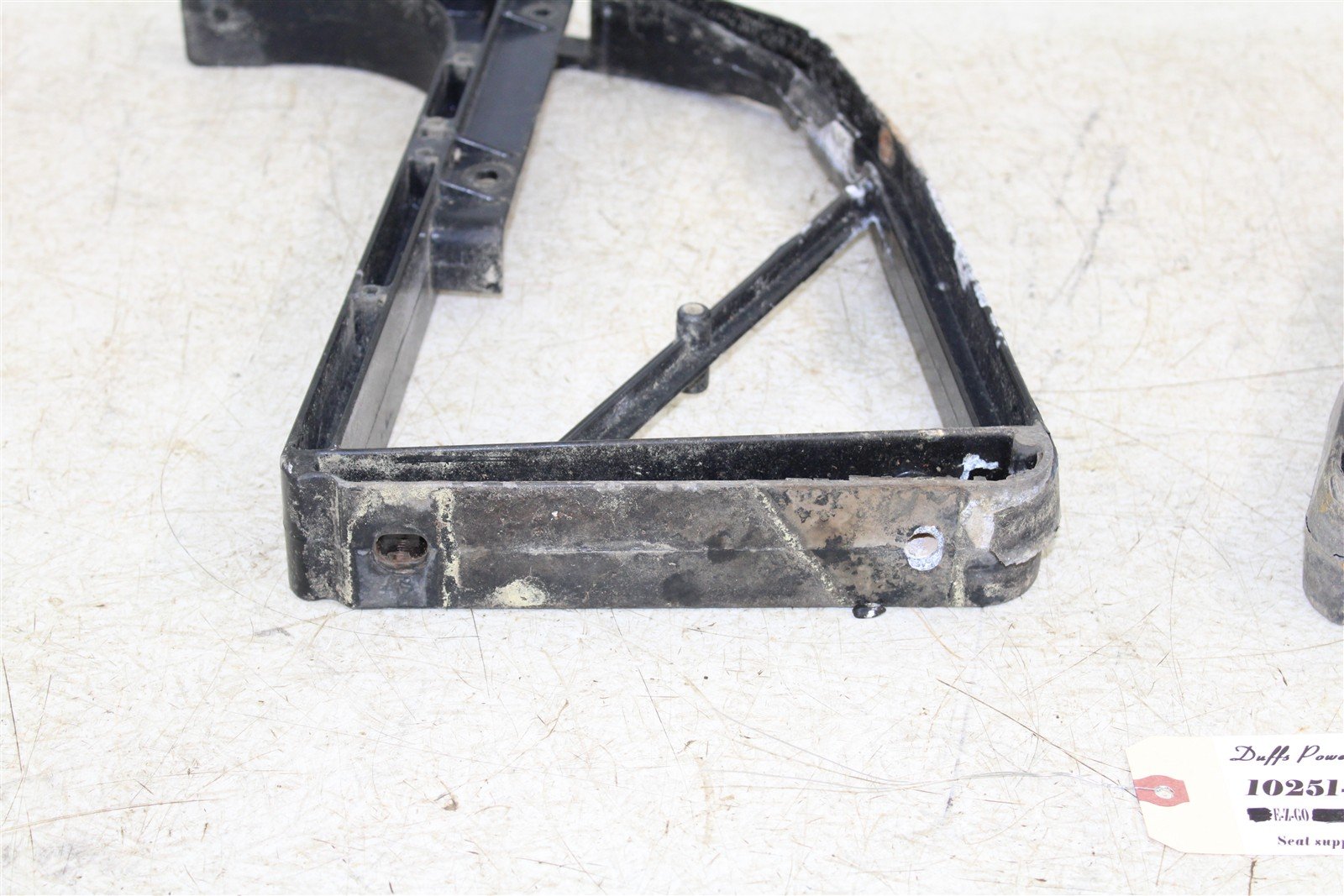 2003 EZGO TXT GAS Golf Cart Rear Seat Supports Mounts 10251