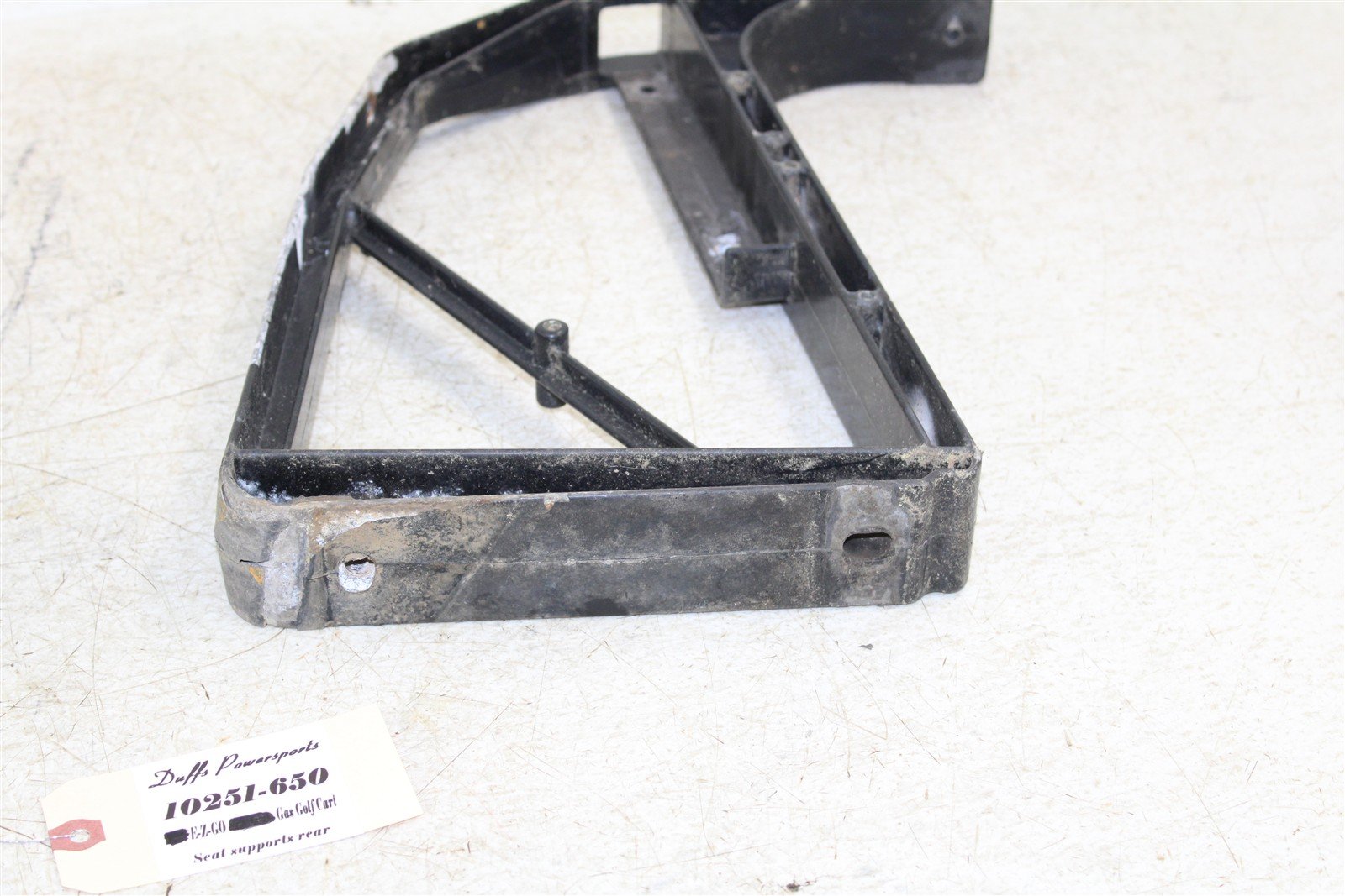 2003 EZGO TXT GAS Golf Cart Rear Seat Supports Mounts 10251