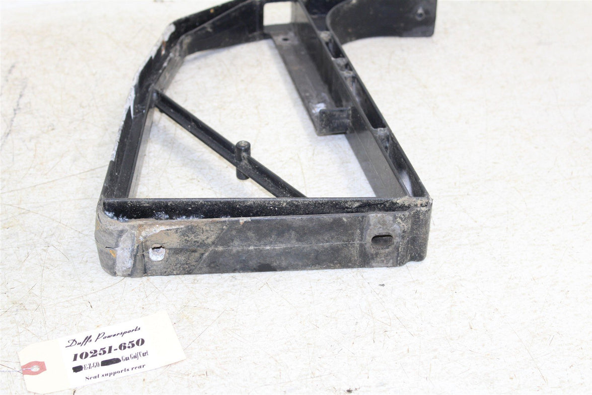 2003 EZGO TXT GAS Golf Cart Rear Seat Supports Mounts 10251