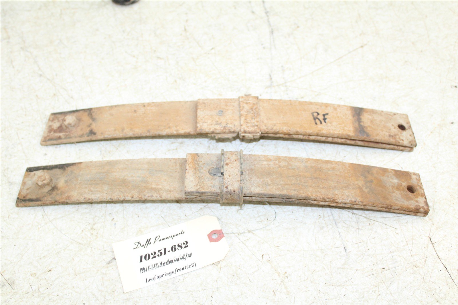 1994 EZGO Marathon GAS Golf Cart Front Leaf Springs Suspension 10251