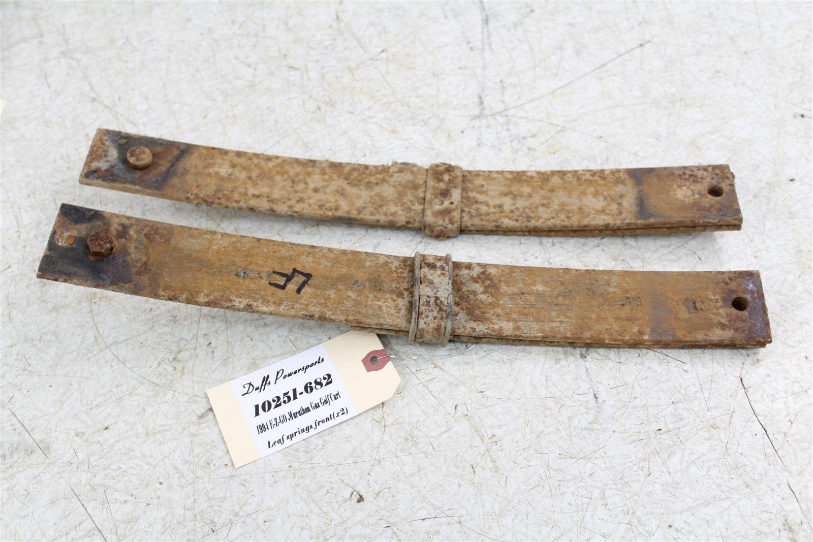 1994 EZGO Marathon GAS Golf Cart Front Leaf Springs Suspension 10251