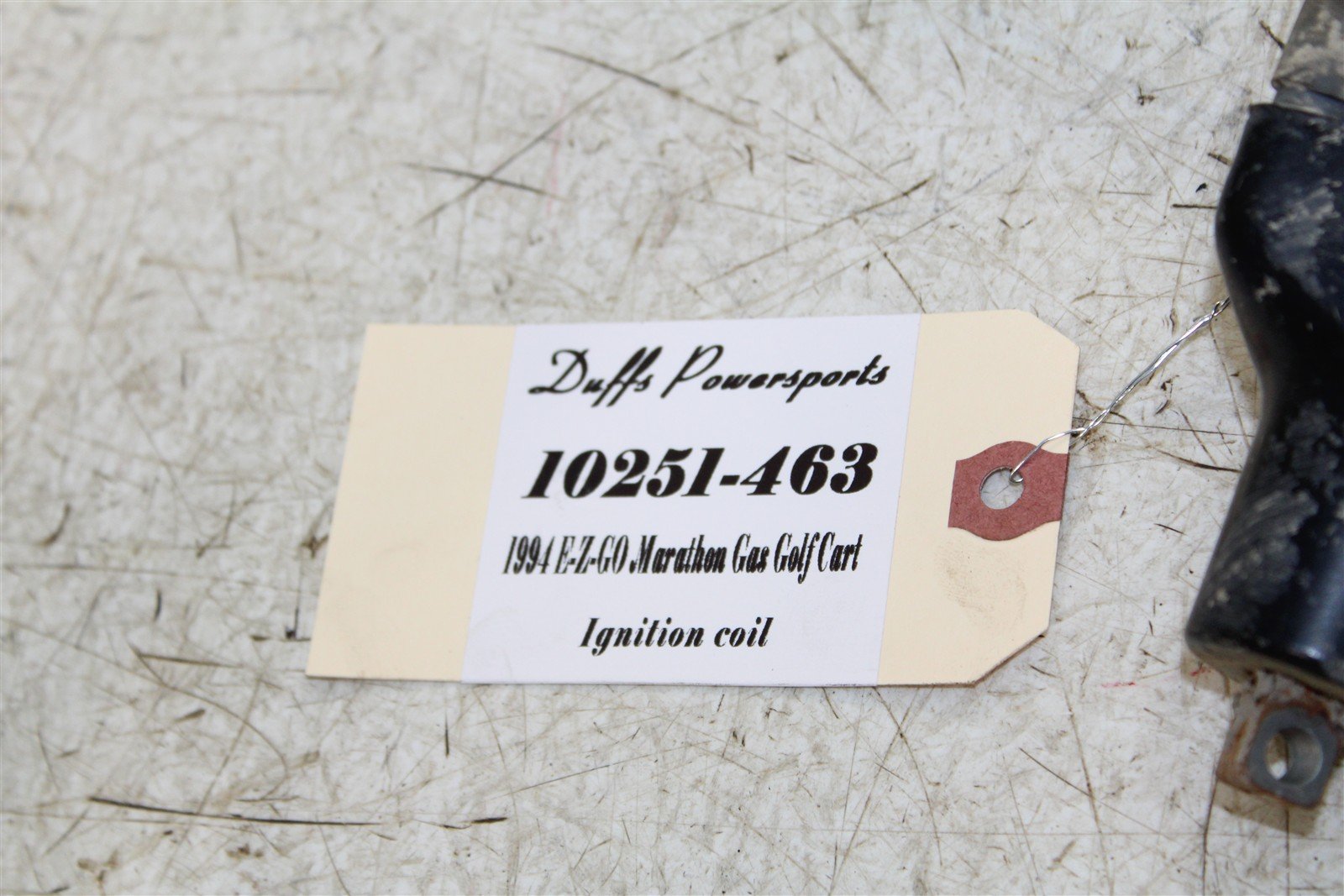 1994 EZGO Marathon GAS Golf Cart 295cc Ignition Coil Wire Spark Plug Boot 10251