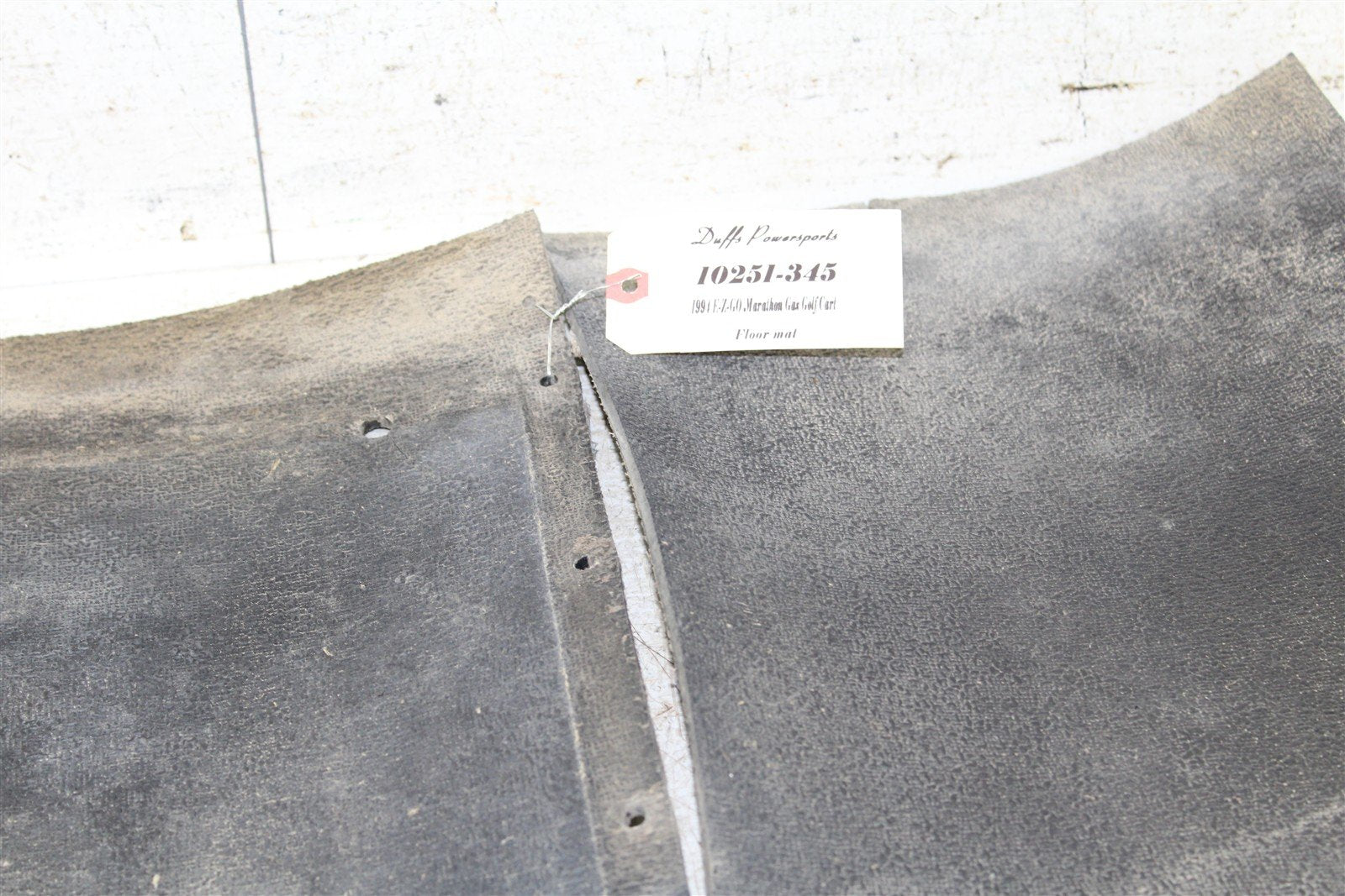 1994 EZGO Marathon GAS Golf Cart Floor Mat Cover 10251