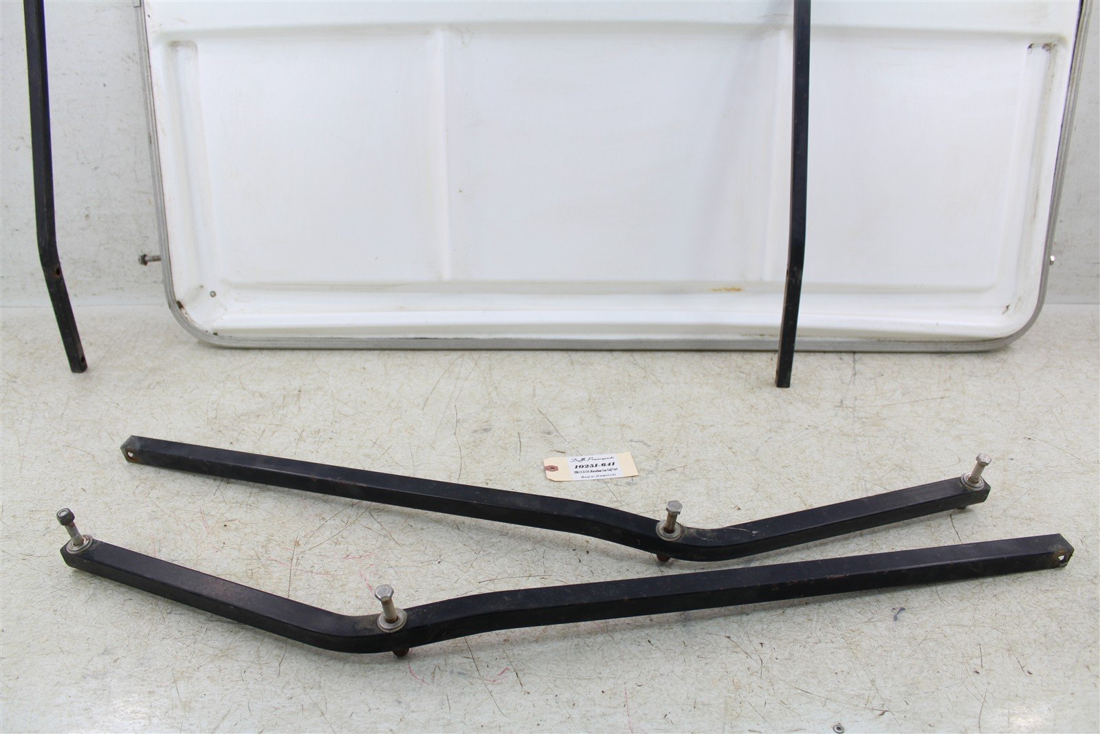 1994 EZGO Marathon GAS Golf Cart Roof Panel w/ Frame Support 10251