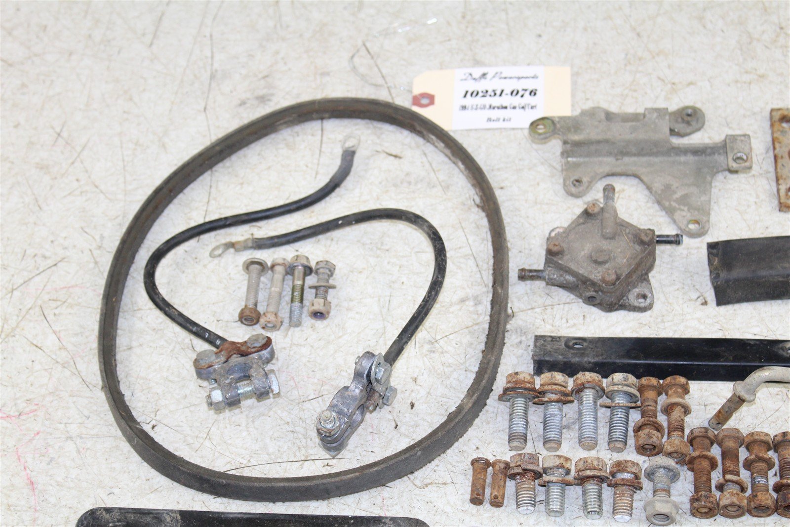1994 EZGO Marathon GAS Golf Cart Chassis Bolt Hardware Bracket Mount Wire 10251