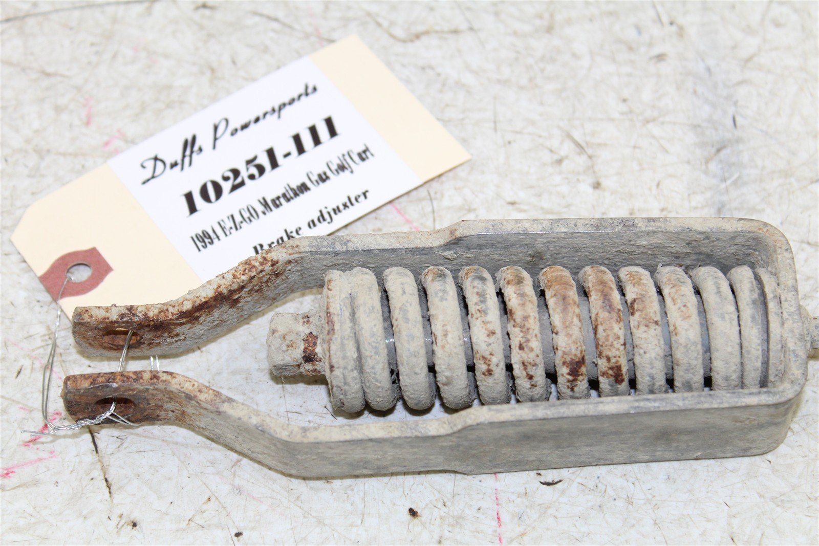 1994 EZGO Marathon GAS Golf Cart Brake Pedal Compensator Adjustr Equalizer 10251