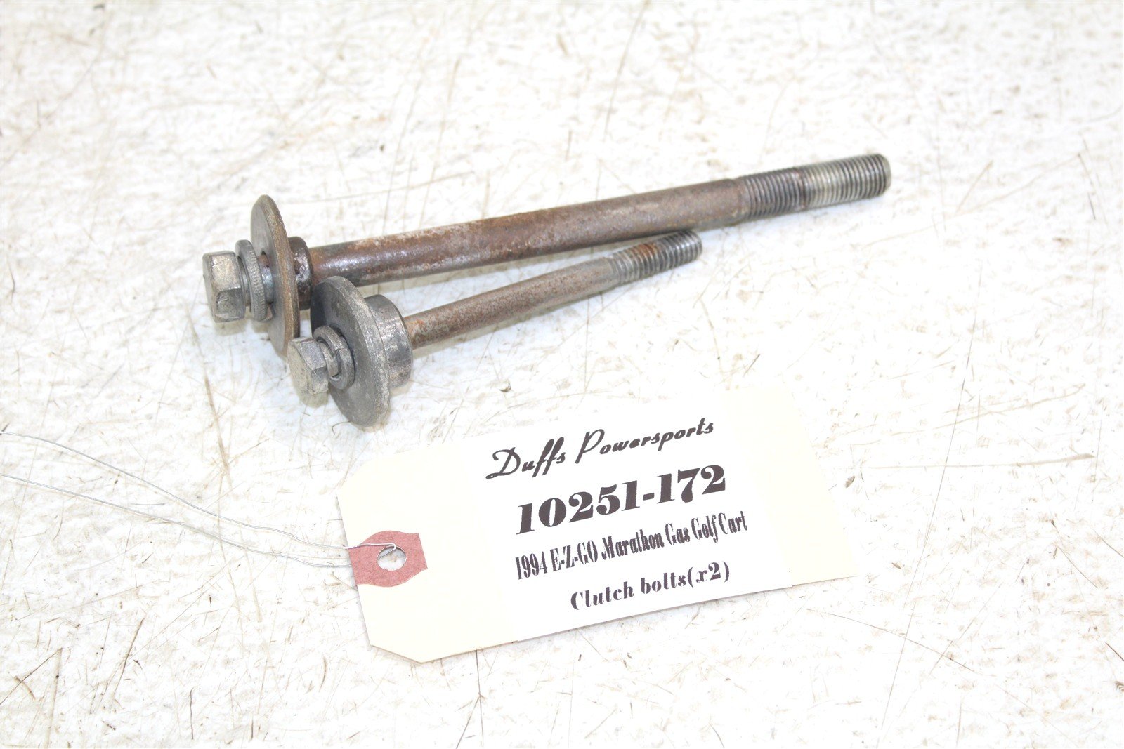 1994 EZGO Marathon GAS Golf Cart Clutch Bolts Primary Secondary 10251