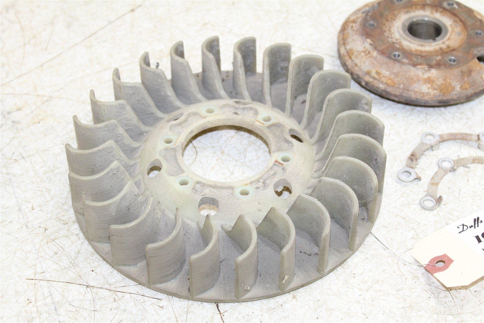 1994 EZGO Marathon GAS Golf Cart Engine Flywheel Blower Fan Cooling 10251