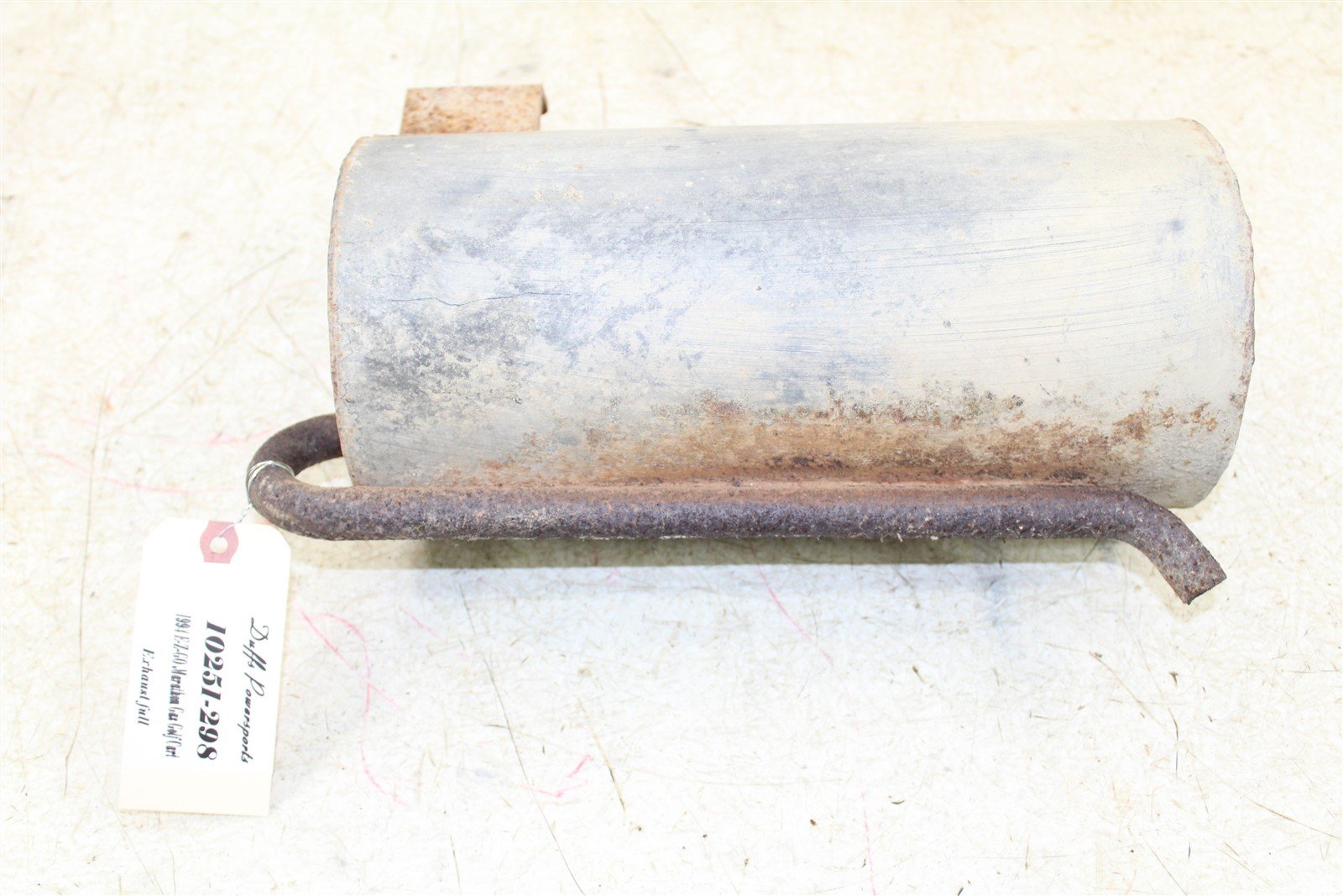 1994 EZGO Marathon GAS Golf Cart Exhaust Head Pipe Silencer Muffler 10251