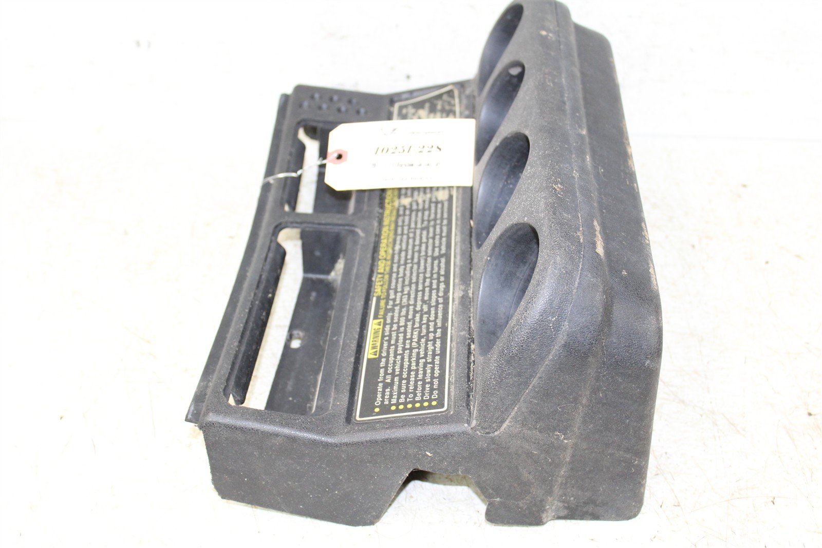 1994 EZGO Marathon GAS Golf Cart Dash Board Plastic Cup Holders 10251
