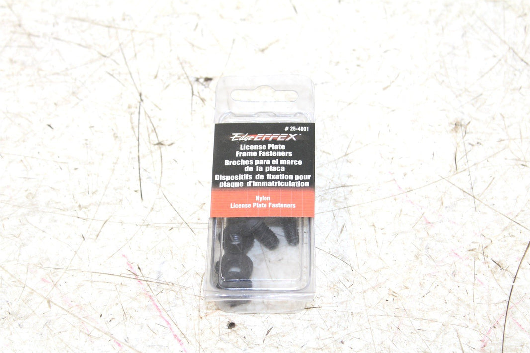 Edge Effex License Plate Fasteners Hardware Kit Harley Yamaha Honda 25-4001 899G