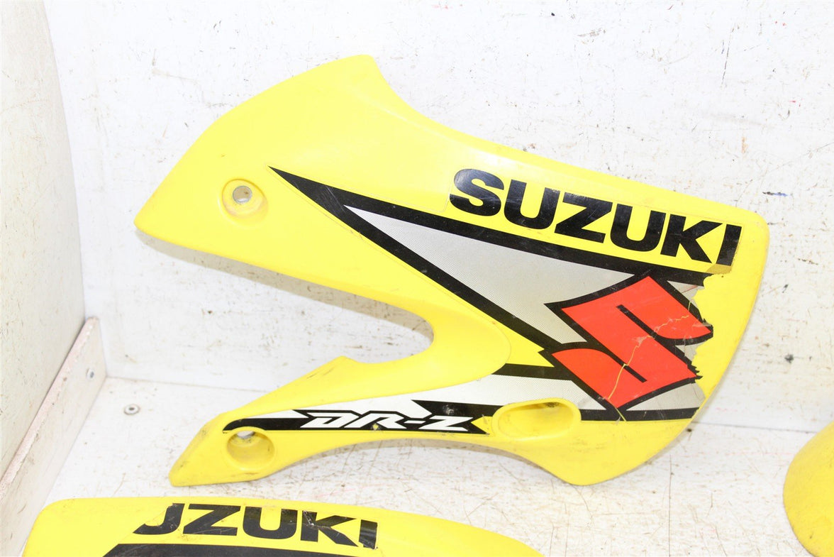2004 Suzuki DRZ 110 Plastics Set Fenders Tank Shrouds Number Plate 893G