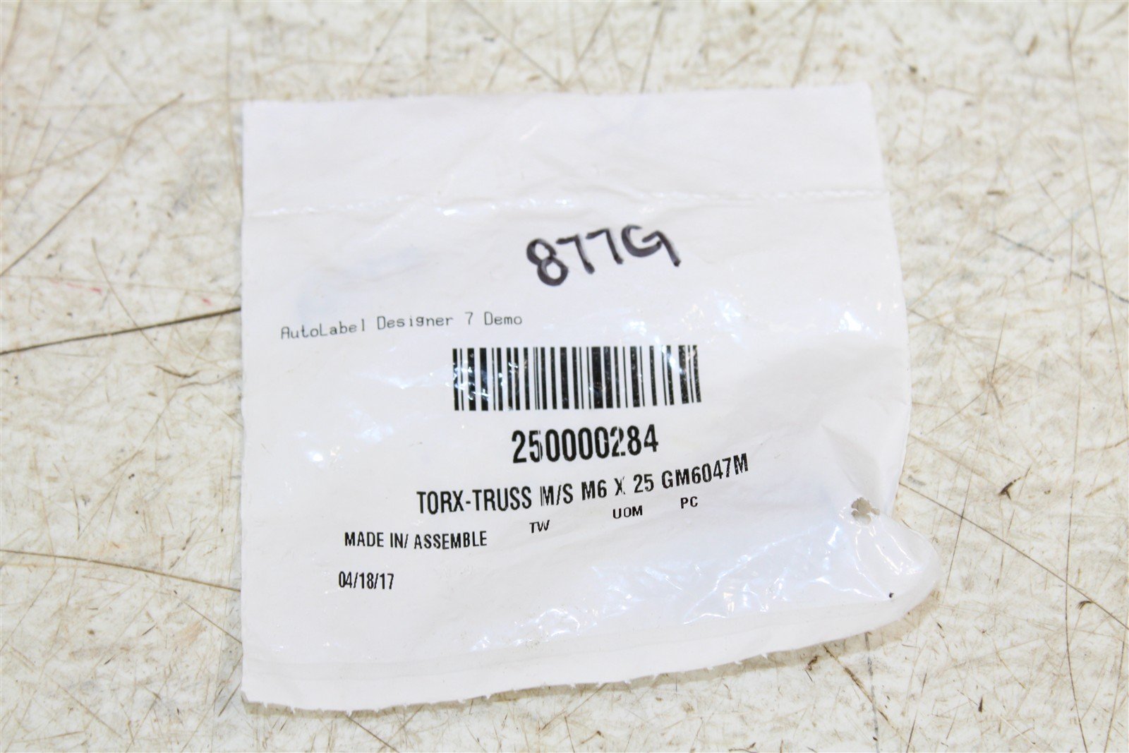 NOS BRP M6x25 Torx Truss Screw Bolt 250000284 NEW 877G