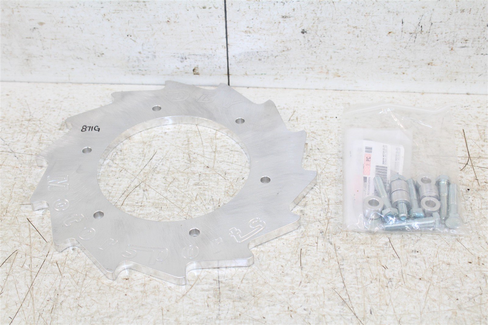 2001 Yamaha Warrior 350 DBY Motorsports Rear Brake Rotor Guard Shield 871G