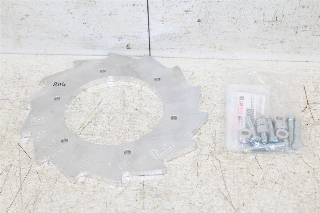 2001 Yamaha Warrior 350 DBY Motorsports Rear Brake Rotor Guard Shield 871G