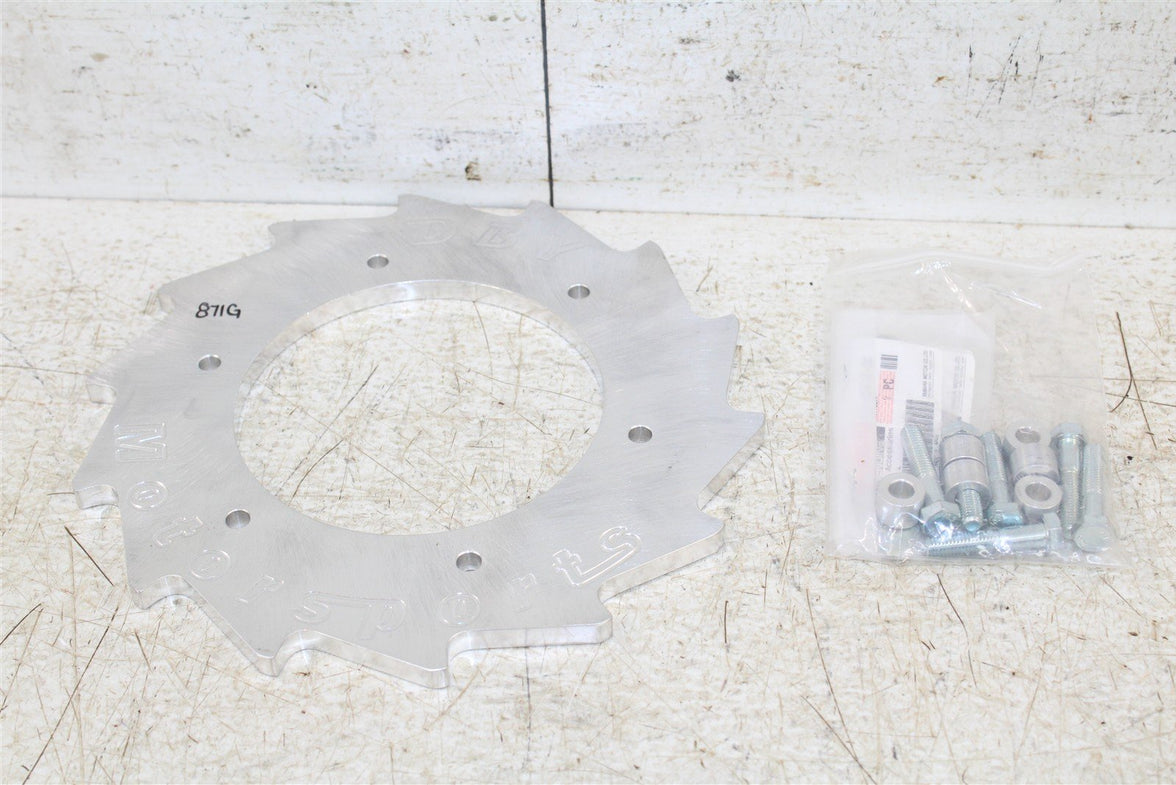 2001 Yamaha Warrior 350 DBY Motorsports Rear Brake Rotor Guard Shield 871G