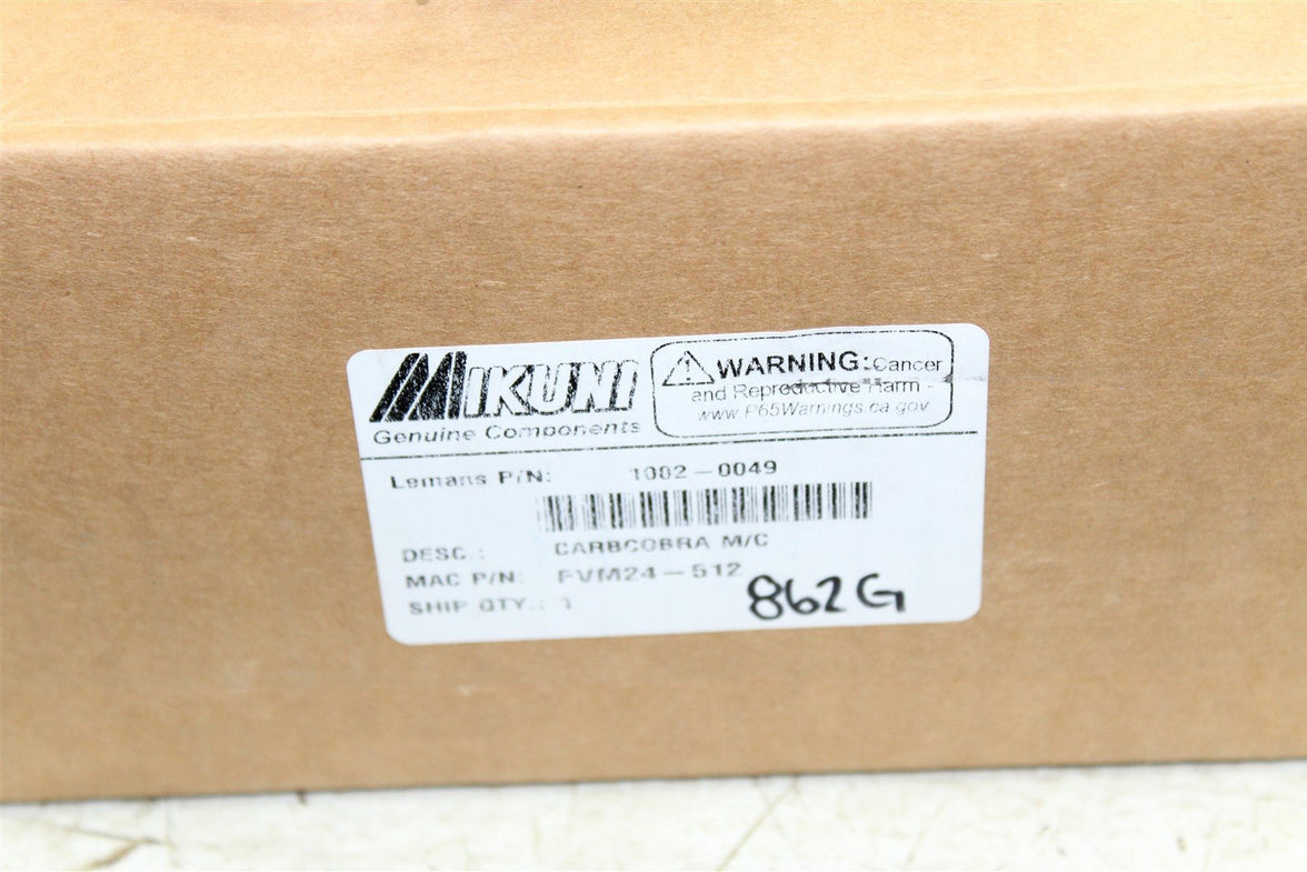 Mikuni VM24-512 Round Slide VM Series Carburetor 24mm 862G