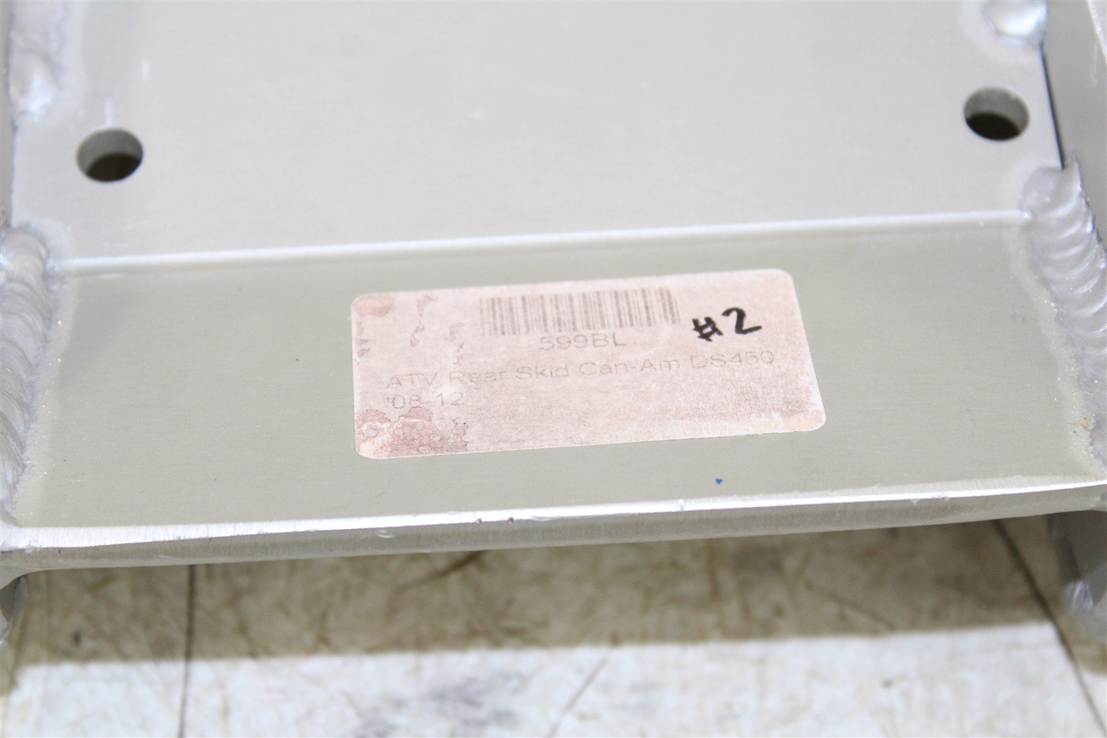 2008-2012 Can Am DS 450 Ricochet Swing Arm Skid Plate Guard 599BL NEW 856G
