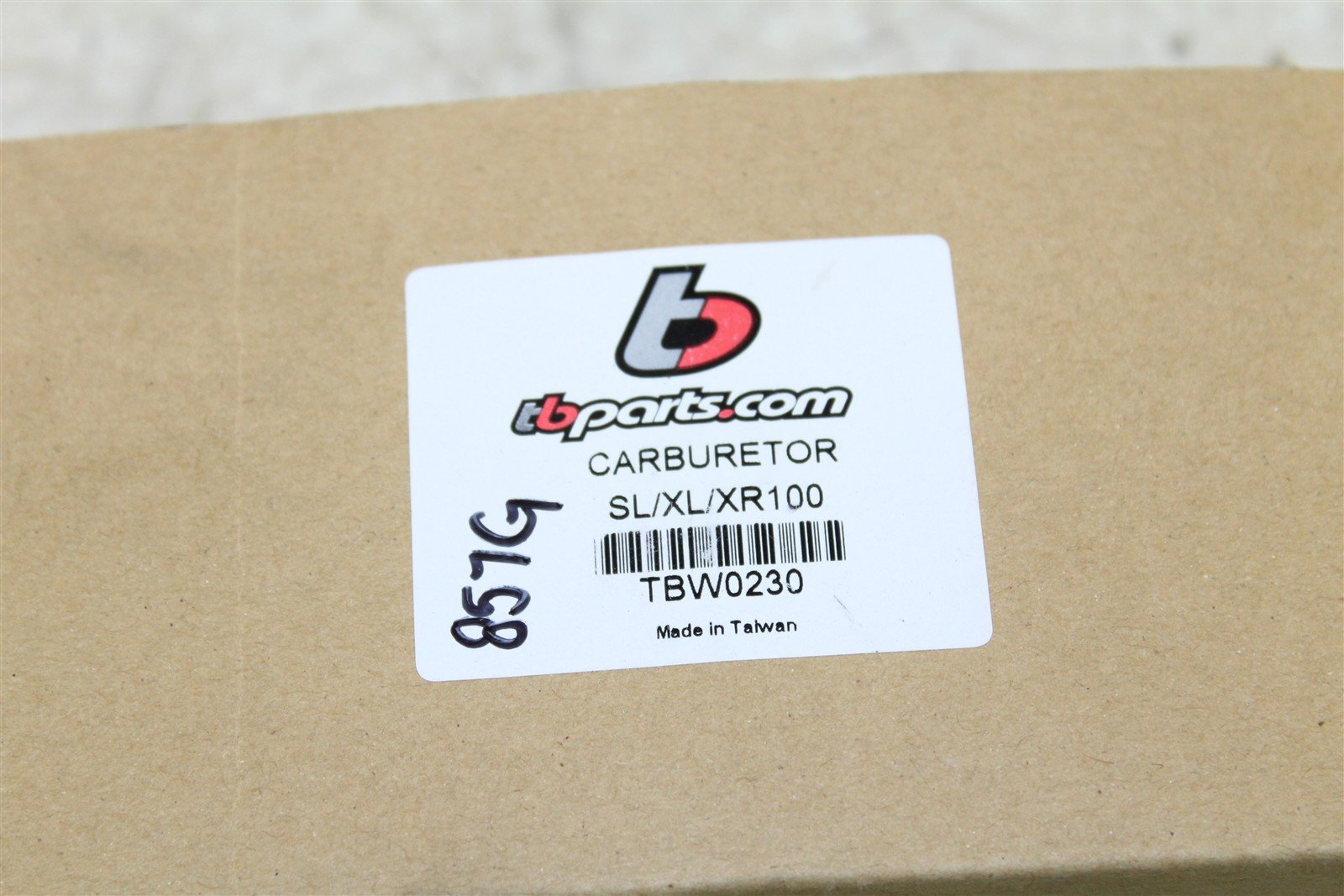 TBW0230 Honda SL XL XR 100 Carburetor Carb Fuel Intake Bowl Aftermarket 857G